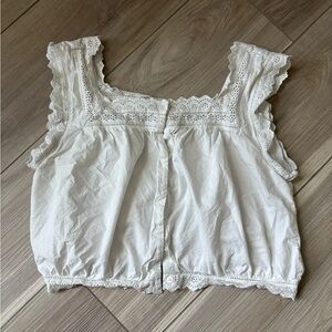 Doen Tillie Top in Powder (SOLD OUT EVERYWHERE)